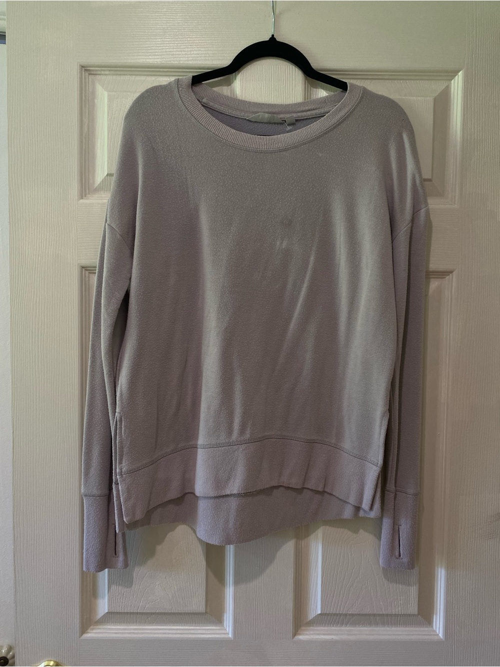 Athleta Coaster Luxe Crewneck Oversized Sweatshirt Gray Size Women’s Small